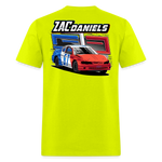 Zac Daniels | 2024 | Adult T-Shirt - safety green