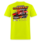 Osman Racing | Greg Osman | 2024 | Adult T-Shirt - safety green