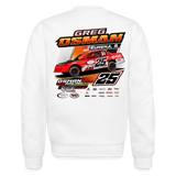 Osman Racing | Greg Osman | 2024 | Adult Crewneck Sweatshirt - white