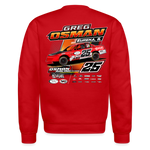 Osman Racing | Greg Osman | 2024 | Adult Crewneck Sweatshirt - red