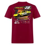 Osman Racing | Sawyer Longfellow | 2024 | Adult T-Shirt - burgundy