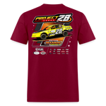 Osman Racing | Dalton Mannin | 2024 | Adult T-Shirt - burgundy