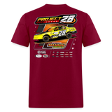 Osman Racing | Dalton Mannin | 2024 | Adult T-Shirt - burgundy