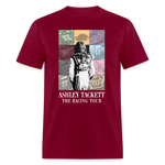 Ashley Tackett | Eras 1 | 2024 | Adult T-Shirt - burgundy