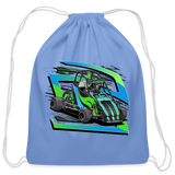 Landon Morgan | 2024 | Cotton Drawstring Bag - carolina blue