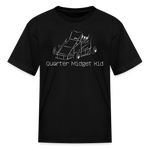 Quarter Midget Kid Nutrition Facts | FSR Merch | Youth T-Shirt - black