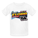 Isaac Flora | Wolf Ram Racing | 2024 | Youth T-Shirt - white