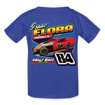 Isaac Flora | Wolf Ram Racing | 2024 | Youth T-Shirt - royal blue