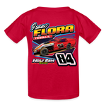 Isaac Flora | Wolf Ram Racing | 2024 | Youth T-Shirt - red