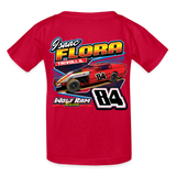 Isaac Flora | Wolf Ram Racing | 2024 | Youth T-Shirt - red