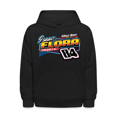 Isaac Flora | Wolf Ram Racing | 2024 | Youth Hoodie - black