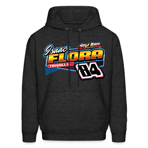 Isaac Flora | Wolf Ram Racing | 2024 | Adult Hoodie - charcoal grey