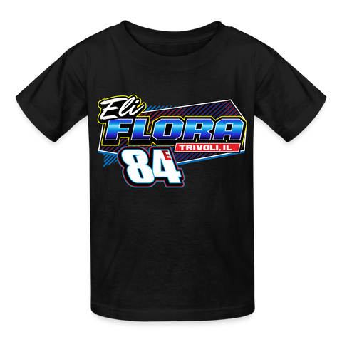 Eli Flora | Wolf Ram Racing | 2024 | Youth T-Shirt - black