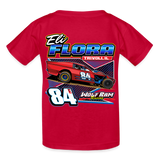 Eli Flora | Wolf Ram Racing | 2024 | Youth T-Shirt - red