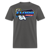 Eli Flora | Wolf Ram Racing | 2024 | Adult T-Shirt - charcoal