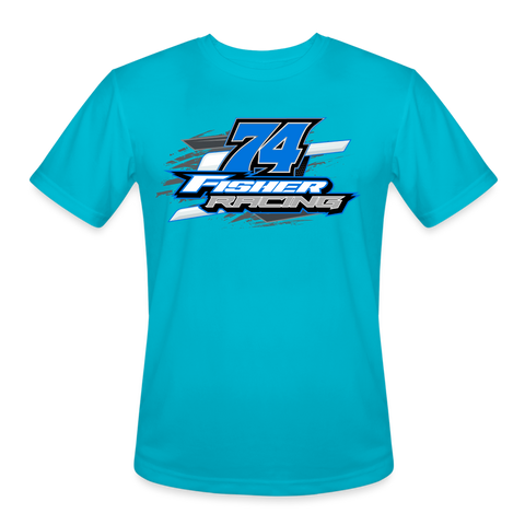 Will Fisher | 2024 | Men’s Moisture Wicking Performance T-Shirt - turquoise