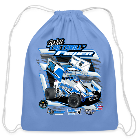 Will Fisher | 2024 | Cotton Drawstring Bag - carolina blue