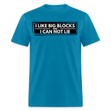 I Like Big Blocks | FSR Merch | Adult T-Shirt - turquoise