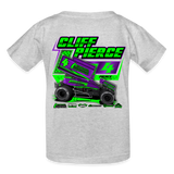 Cliff Pierce | Pierce Racing | 2024 | Youth T-Shirt - heather gray