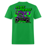 Cliff Pierce | Pierce Racing | 2024 | Adult T-Shirt - bright green