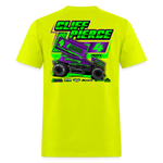 Cliff Pierce | Pierce Racing | 2024 | Adult T-Shirt - safety green