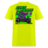 Cliff Pierce | Pierce Racing | 2024 | Adult T-Shirt - safety green