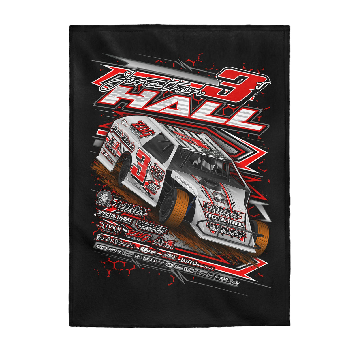 Jonathon Hall | 2023 | Plush Blanket – Five Star Racewear
