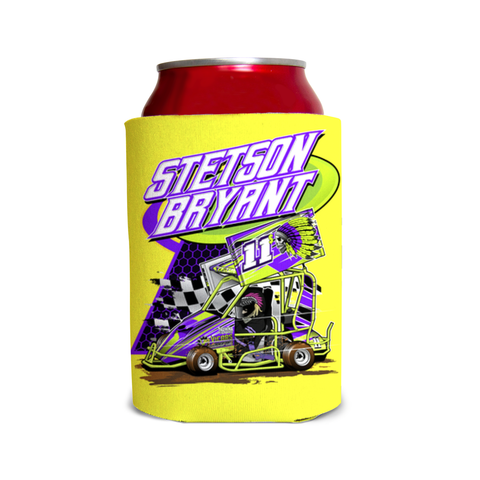 Bryant Racing | 2022 | Bottle and Can Coolers Yellow