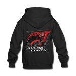 Dylan Coutu | REDline Motorsports | Partner Program | Kids Hoodie - black