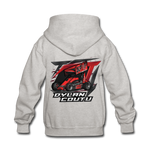 Dylan Coutu | REDline Motorsports | Partner Program | Kids Hoodie - heather gray