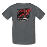 Dylan Coutu | REDline Motorsports | Partner Program | Youth T-Shirt - charcoal