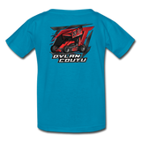 Dylan Coutu | REDline Motorsports | Partner Program | Youth T-Shirt - turquoise