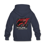 Dylan Coutu | REDline Motorsports | Partner Program | Youth Hoodie - navy