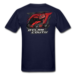 Dylan Coutu | REDline Motorsports | Partner Program | Adult T-Shirt - navy
