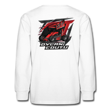 Dylan Coutu | REDline Motorsports | Partner Program | Youth LS T-Shirt - white