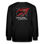 Dylan Coutu | REDline Motorsports | Partner Program | Youth LS T-Shirt - black