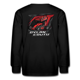 Dylan Coutu | REDline Motorsports | Partner Program | Youth LS T-Shirt - black