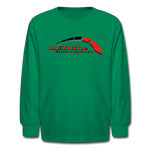 Dylan Coutu | REDline Motorsports | Partner Program | Youth LS T-Shirt - kelly green