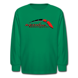 Dylan Coutu | REDline Motorsports | Partner Program | Youth LS T-Shirt - kelly green