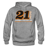 James Hatch Jr | Double Hatch Racing | Partner Program | Adult Hoodie - graphite heather