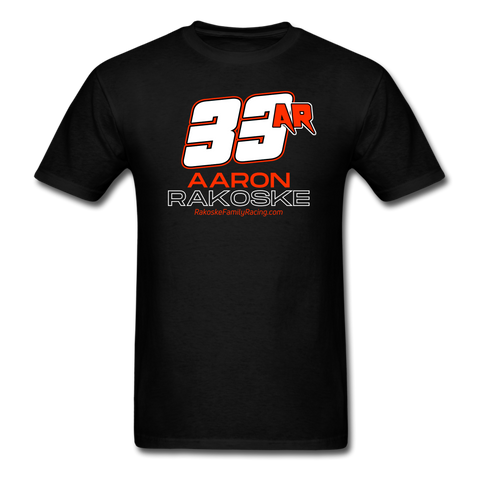 Aaron Rakoske | Rakoske Family Racing | Partner Program | Adult T-Shirt - black