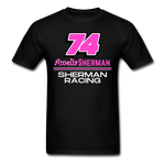Amelia Sherman | Sherman Racing | Partner Program | Adult T-Shirt - black