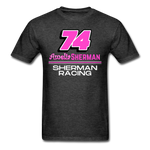 Amelia Sherman | Sherman Racing | Partner Program | Adult T-Shirt - heather black