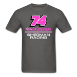Amelia Sherman | Sherman Racing | Partner Program | Adult T-Shirt - charcoal