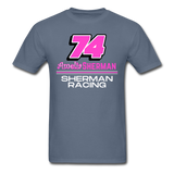 Amelia Sherman | Sherman Racing | Partner Program | Adult T-Shirt - denim