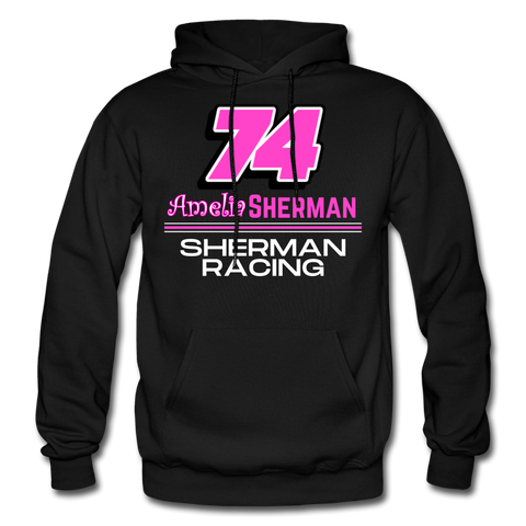 Amelia Sherman | Sherman Racing | Partner Program | Adult Hoodie - black