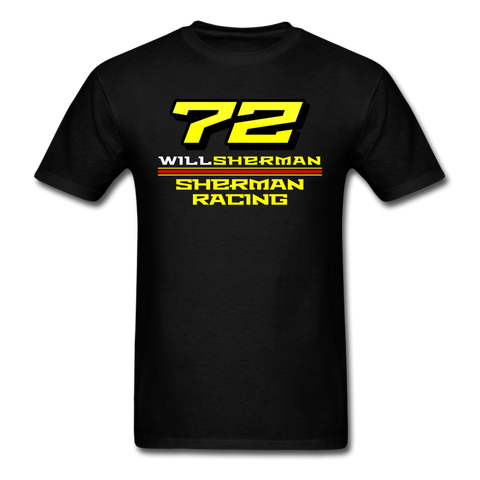 Will Sherman | Sherman Racing | Partner Program | Adult T-Shirt - black