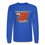 Mark Burgess Jr | 2022 Design | Adult LS T-Shirt - royal blue