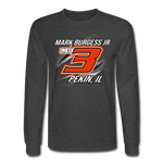 Mark Burgess Jr | 2022 Design | Adult LS T-Shirt - heather black