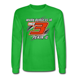 Mark Burgess Jr | 2022 Design | Adult LS T-Shirt - bright green